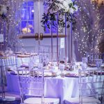 flocked wedding archs